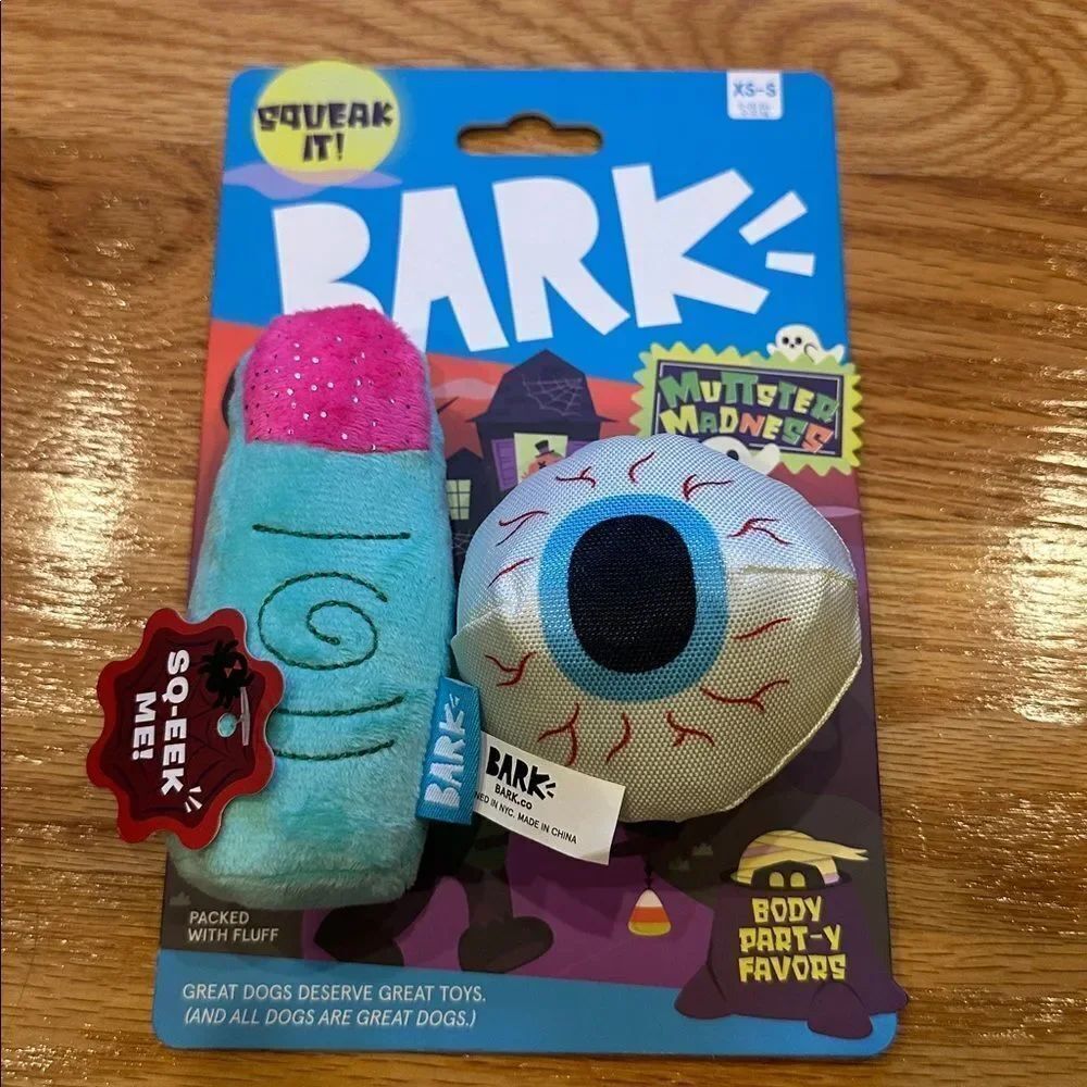 BARK Monster Dog Toys Halloween Theme